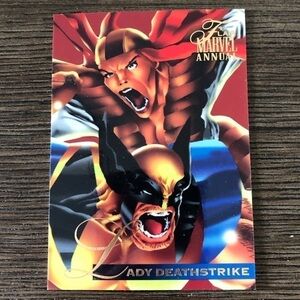 1995 Flair Marvel Annual Trading Card: Lady Deathstrike # 38